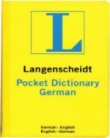Langenscheidt Pocket German Dictionary : German-english/ English-german